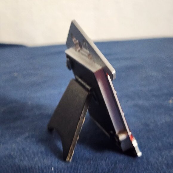 Mini Red Silver Blue Enamel Family Bone w/Heart Dog Bowl Hydrant Picture Frame - Picture 7 of 16